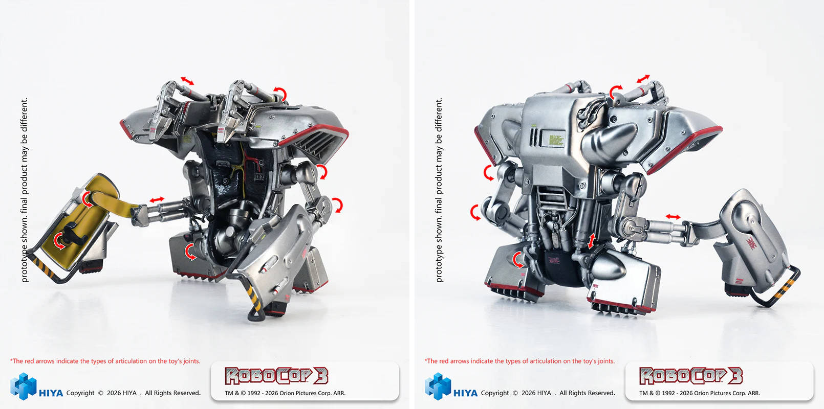 Фигурка Робокопа с реактивным ранцем в полёте