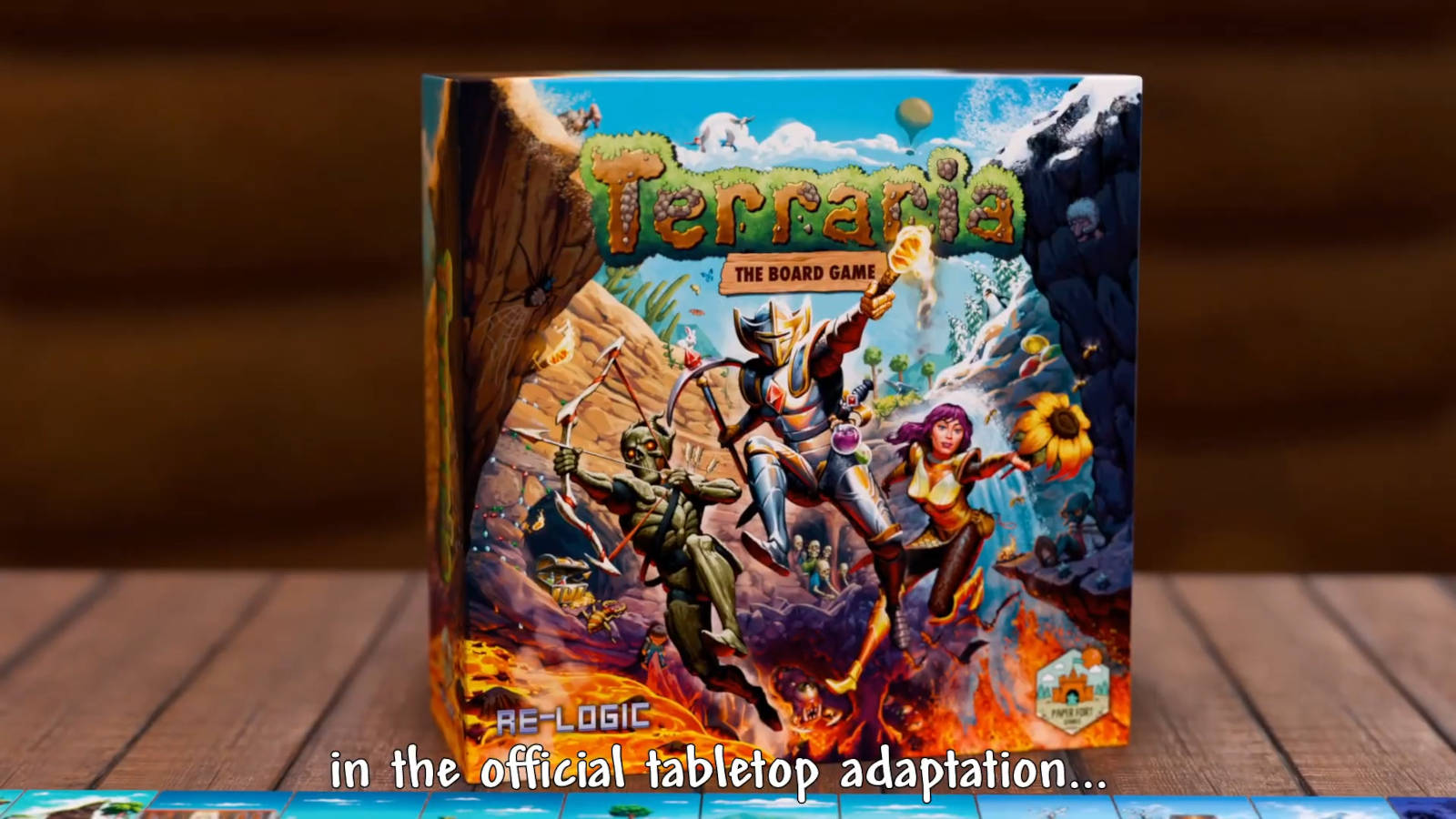 Иллюстрация персонажей и мира Terraria: The Board Game