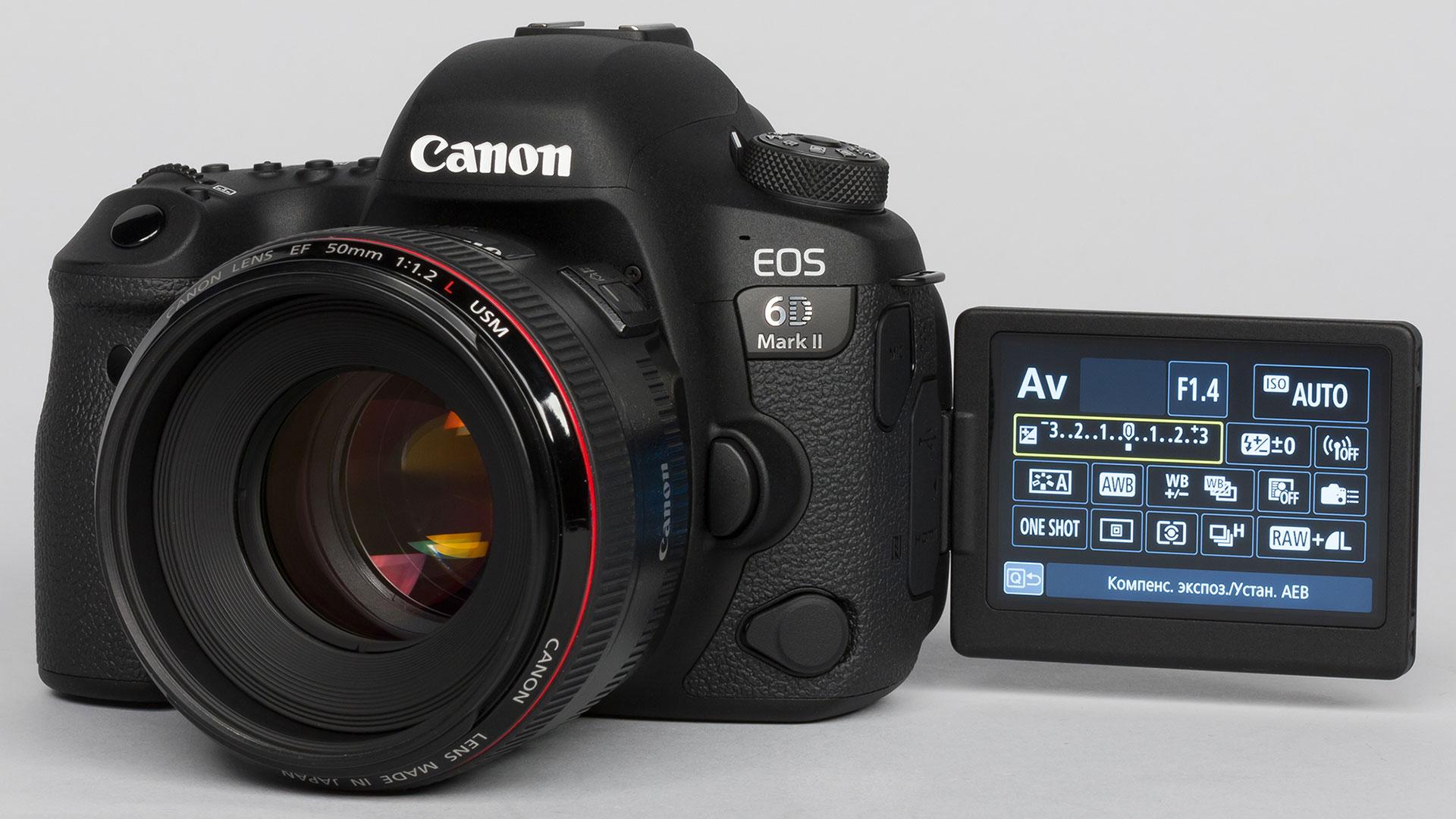 Обзор полнокадровой цифровой зеркальной камеры Canon EOS 6D Mark II