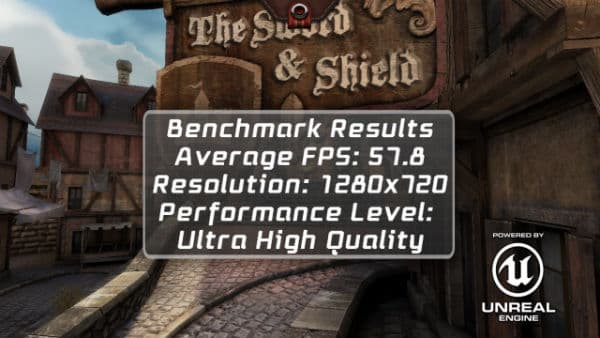 Скриншот Epic Citadel, снятый на NVIDIA Shield