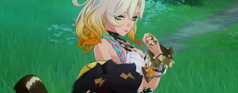 Оказывается, Шилонен из Genshin Impact умеет очень быстро крутиться вокруг шеста
