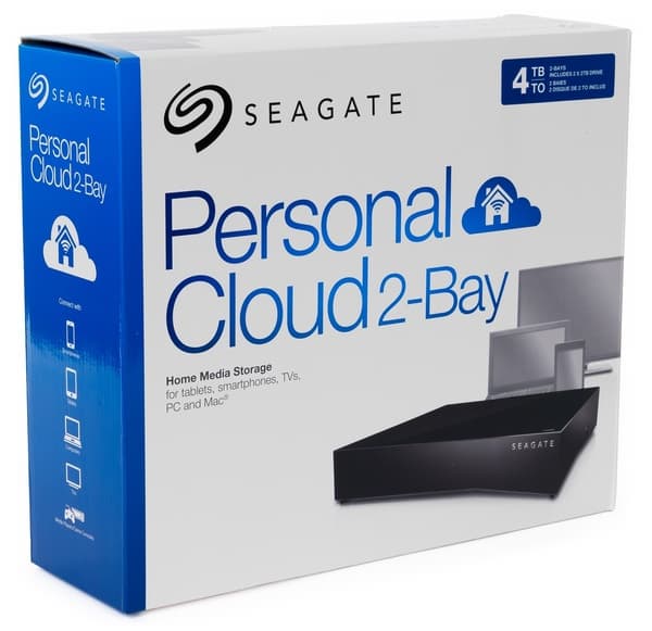 Упаковка вид Seagate Personal Cloud Упаковка Seagate Personal Cloud