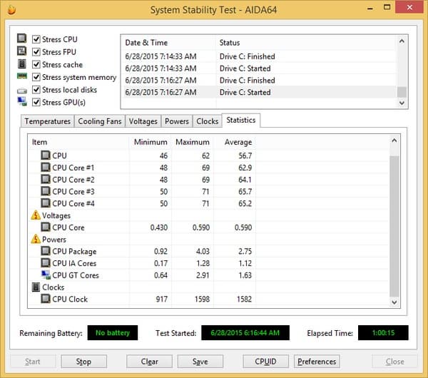 Стресс-тест Minix Neo Z64W Стресс-тест Minix Neo Z64W