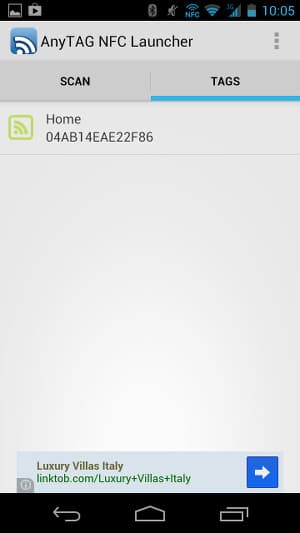 Назначение действий меткам в AnyTAG NFC Launcher Назначение действий меткам в AnyTAG NFC Launcher