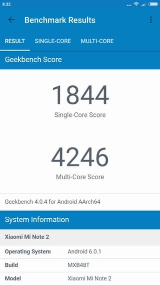 Смартфон Xiaomi Mi Note 2