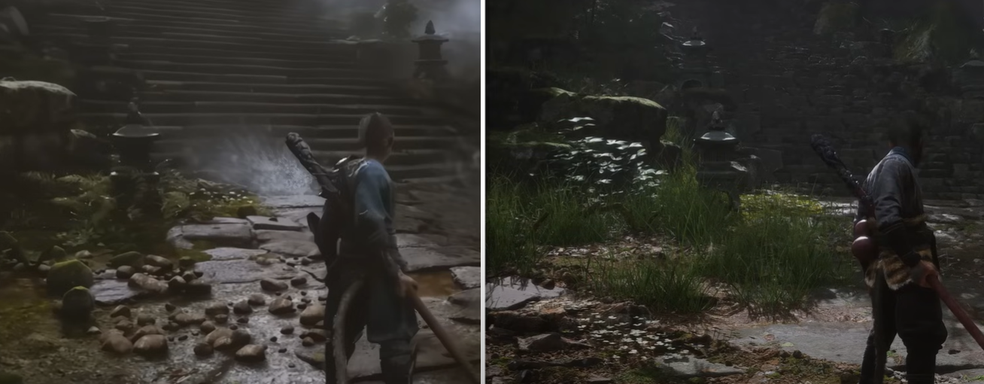 Сравнение графики Black Myth Wukong показывает, насколько релизная версия отличается от дебютной презентации