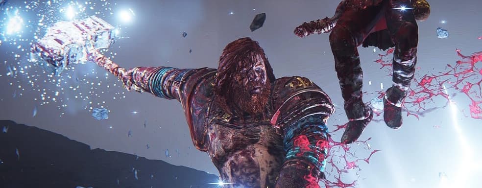 Умелец устроил битву Тора с Кратосом в Elden Ring