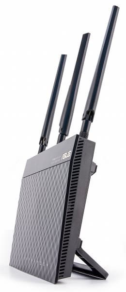 Внешний вид беспроводного роутера Asus RT-AC66U