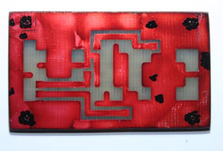 Прямая струйная печать шаблона печатных плат