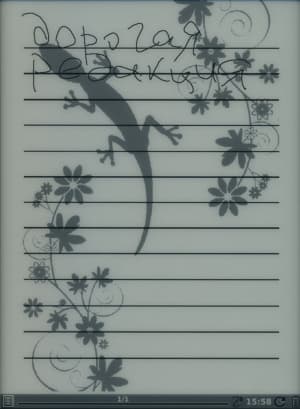 Onyx Boox i62M Captain Nemo - рисование