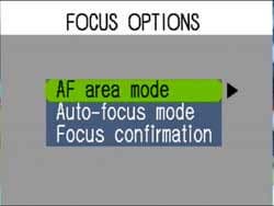 Фокусировочные режимы