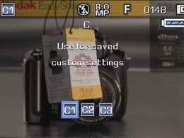 Kodak EasyShare P880, меню