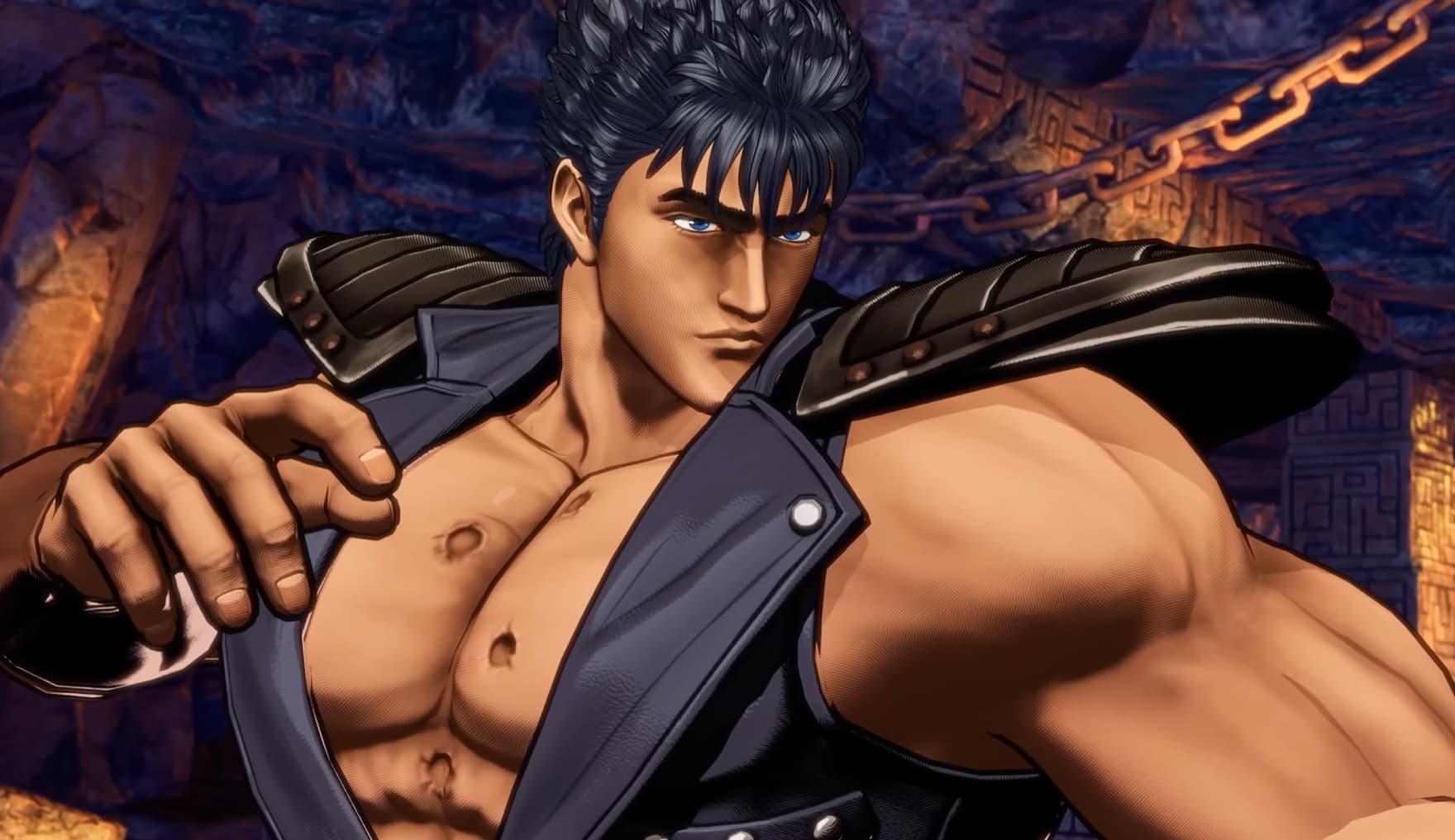Kenshiro from Fist of the North Star in Fatal Fury: City of the Wolves