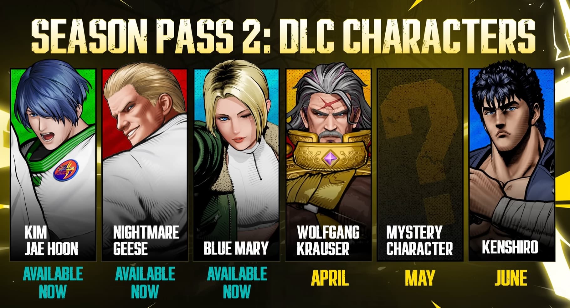 Kenshiro character artwork from Fatal Fury: City of the Wolves