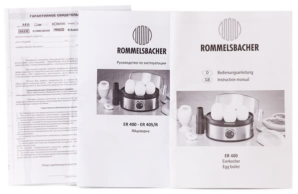 Яйцеварка Rommelsbacher ER 400