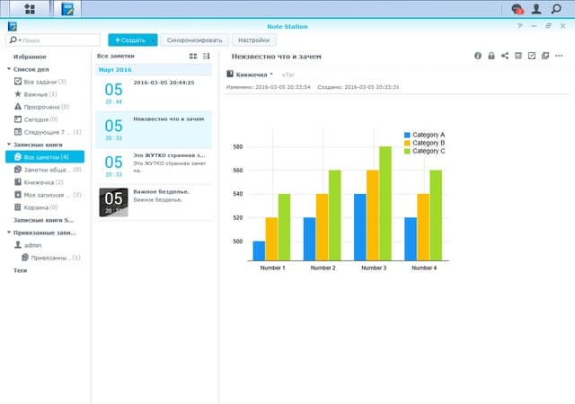 Модуль Note Station Модуль Note Station