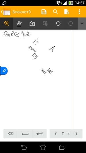 Работа со стилусом Asus Fonepad Note 6