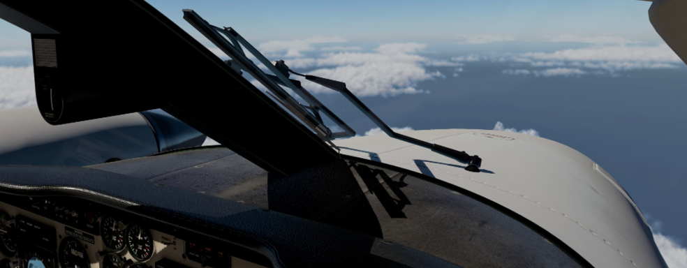 Разработчик сыграл в авиасимулятор на Steam Deck находясь за штурвалом летящего самолёта