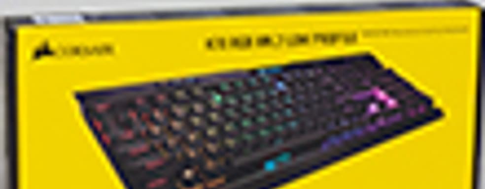 Низкопрофильная клавиатура Corsair K70 RGB MK.2 Low Profile Rapidfire