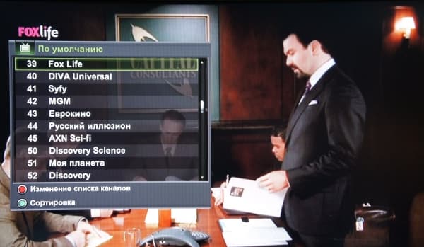 onlime ТВ сортировка каналов
