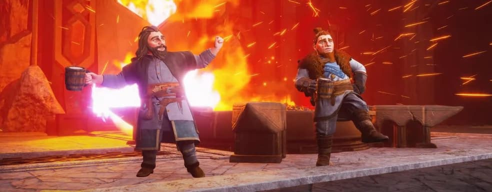 Дворфы бьют орков, работают и расслабляются в релизном трейлере The Lord of the Rings: Return to Moria