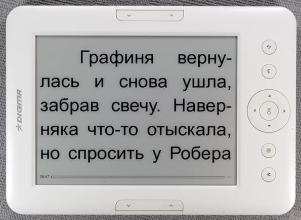 Добротная недорогая электронная книга (читалка) Digma e605 с экраном E-Ink Pearl