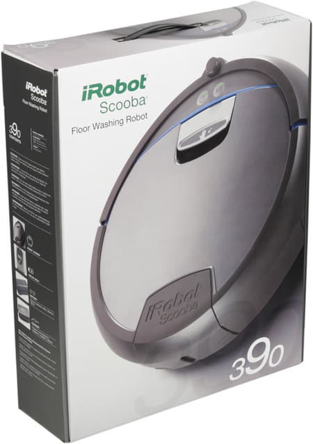 Моющий робот-пылесос iRobot Scooba 390, коробка Моющий робот-пылесос iRobot Scooba 390, коробка