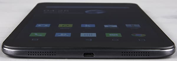 Дизайн планшета Alcatel OneTouch Hero 8