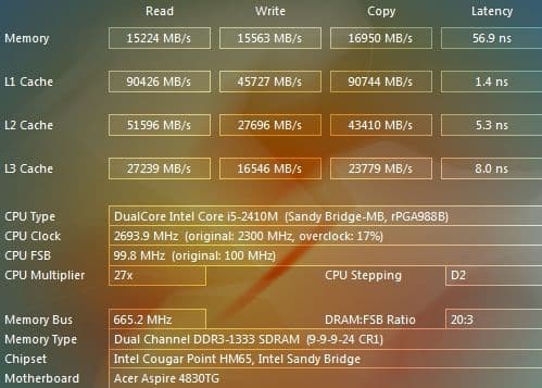 Ноутбук Acer Aspire 5560G