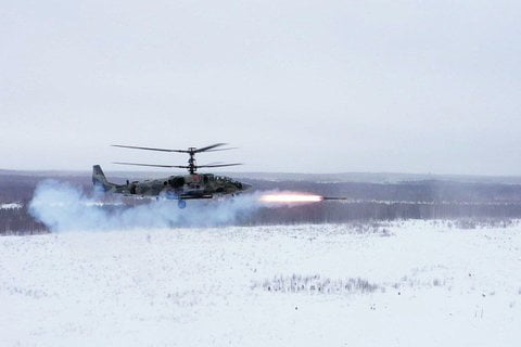 Ка-52 с ракетой «Вихрь-1»