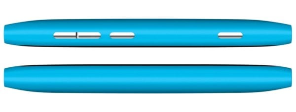 Nokia Lumia 800, боковые грани