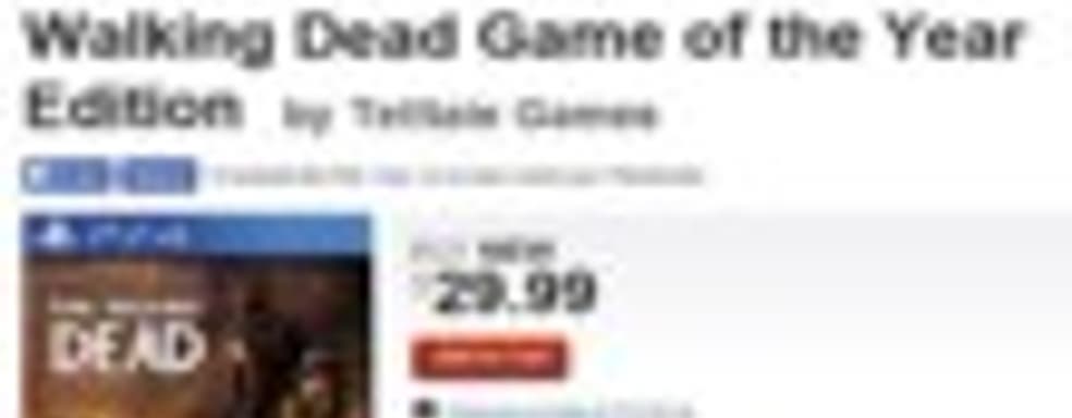 Слух: The Walking Dead на PS4 в июне