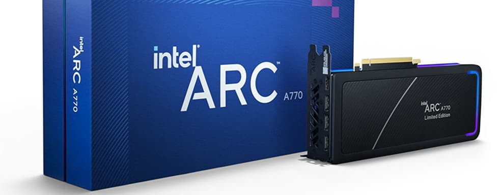 Представлены видеокарты Intel Arc 770. Известна цена и дата выхода