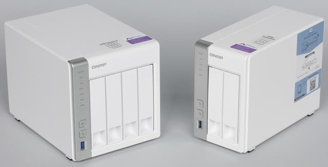 Внешний вид QNAP D2 и D4 Внешний вид QNAP D2 и D4
