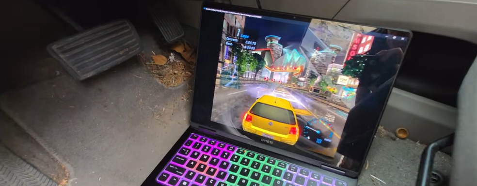 Immersive: Blogger turns old Honda into a car-gamepad for Need for Speed