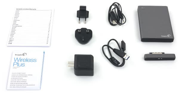 Комплект поставки Seagate Wireless Plus
