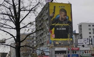 CDPR начала маркетинговую кампанию Cyberpunk 2077 в Варшаве. Дату выхода указывают на огромных плакатах