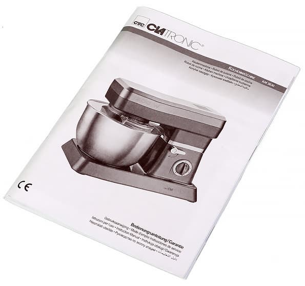Кухонный комбайн (планетарный миксер) Clatronic KM 3630