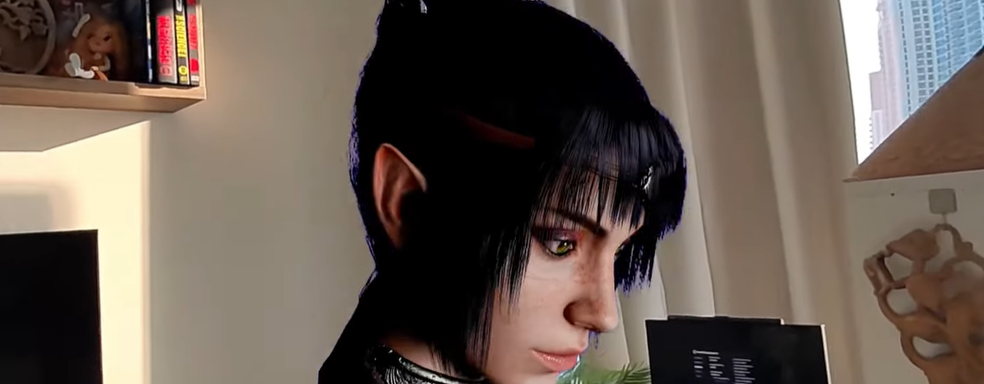 Зубастая Шэдоухарт из Baldur’s Gate 3 дома в смешанной реальности. Интимная сцена превратилась в кошмар из-за глюков