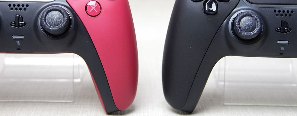 DualSense в черном и в красном на фотографиях. Как выглядят новые контроллеры PS5