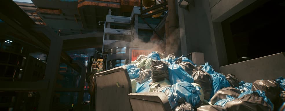 Forget the elevator. Player uses a mod to speed up leaving the apartment in Cyberpunk 2077