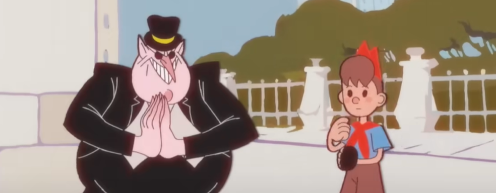 Мультфильм Atomic Heart про Пионера и Капиталиста без цензуры. Появились кадры ранней версии