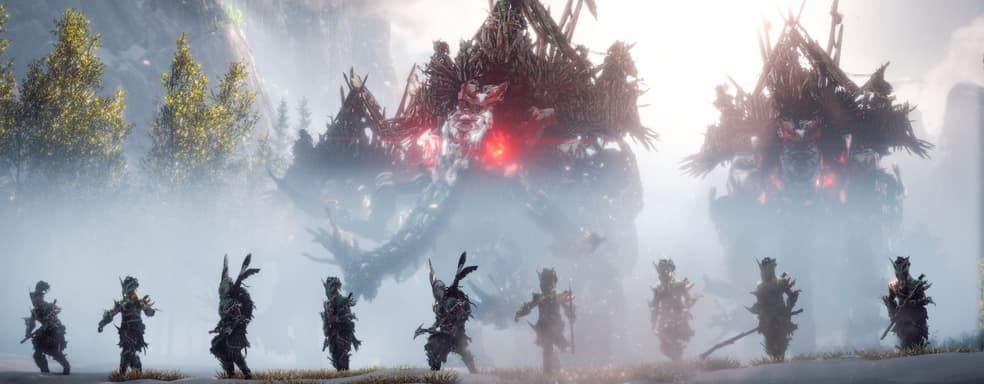 Механические слоны и кабаны в Horizon Forbidden West