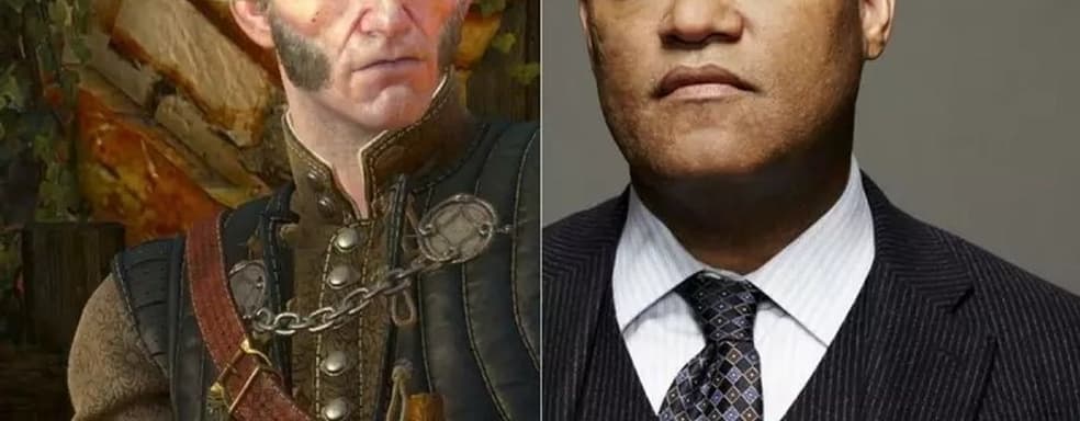 "It's magnificent." The Witcher star is delighted with Laurence Fishburne's role as Regis