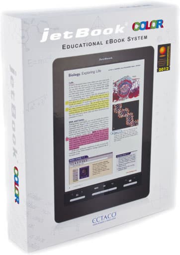Обзор Ectaco jetBook Color. Коробка Обзор Ectaco jetBook Color. Коробка