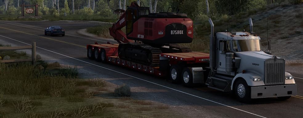 Видео: 20 минут езды по Wyoming — демонстрация игрового процесса American Truck Simulator