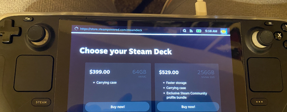 Steam Deck поддерживает более 8 тысяч игр. Почти вдвое больше, чем Nintendo Switch