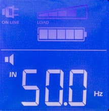 ИБП APC Smart-UPS On-line SRC1KI: ЖК-экран
