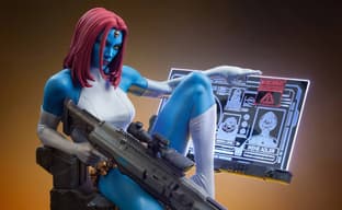 Комсомолка, шпионка и просто красавица: Sideshow Collectibles показала распаковку и сборку статуи Мистик из Marvel