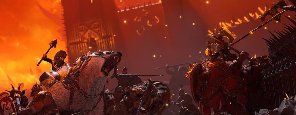 Мишка пытается обломать рога демону в новом геймплее Total War: Warhammer 3